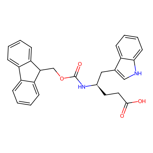 (R)-Fmoc-4-amino-5-(1h-indol-3-yl)-pentanoic acid structure