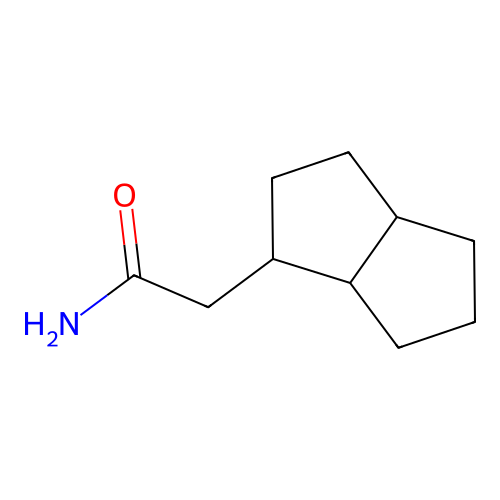 2-[(1S)-octahydro-1-pentalenyl]acetamide structure