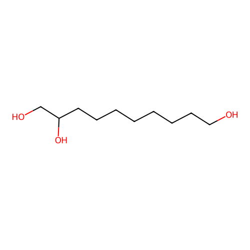 1,2,10-Decanetriol structure