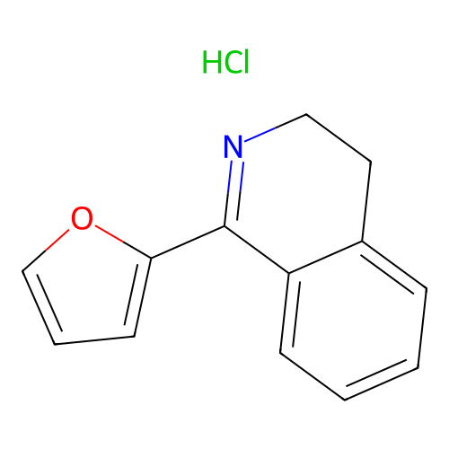 1-(2-Furyl)-3,4-dihydroisoquinoline hydrochloride structure