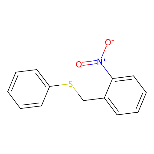 1-Nitro-2-[(phenylsulfanyl)methyl]benzene structure