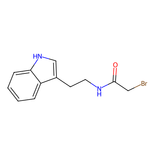 2-溴-N-[2-(1H-吲哚-3-基)乙基]乙酰胺 structure