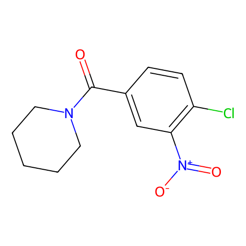 1-(4-Chloro-3-nitrobenzoyl)piperidine structure