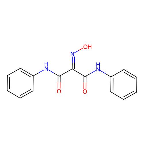 Propanediamide, 2-(hydroxyimino)-N,N'-diphenyl- structure