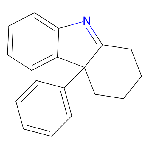 4a-phenyl-2,3,4,4a-tetrahydro-1H-carbazole structure