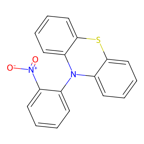 10-(2-Nitrophenyl)phenothiazine structure