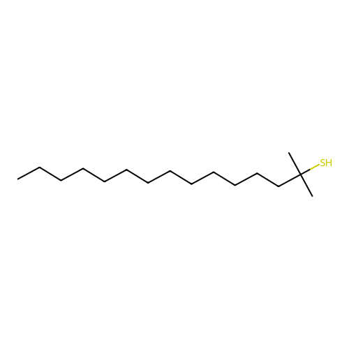 2-甲基十五烷-2-硫醇 structure