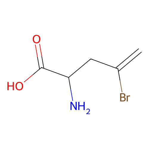 2-氨基-4-溴戊-4-烯酸 structure