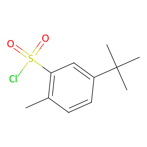 5-tert-Butyl-2-methyl-benzenesulfonyl Chloride structure