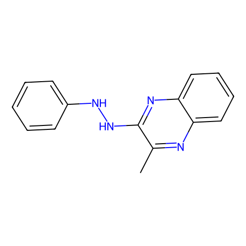 2-Methyl-3-(2-phenylhydrazinyl)quinoxaline structure