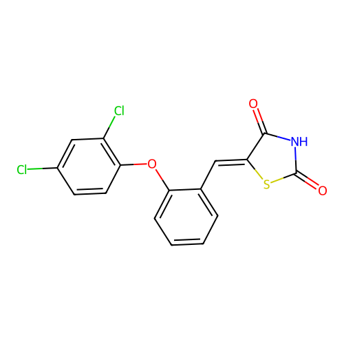 5-[[2-(2,4-Dichlorophenoxy)phenyl]methylidene]-1,3-thiazolidine-2,4-dione structure