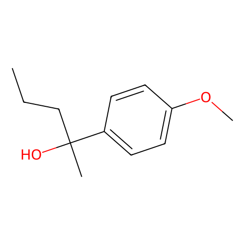 2-(4-Methoxyphenyl)-2-pentanol structure