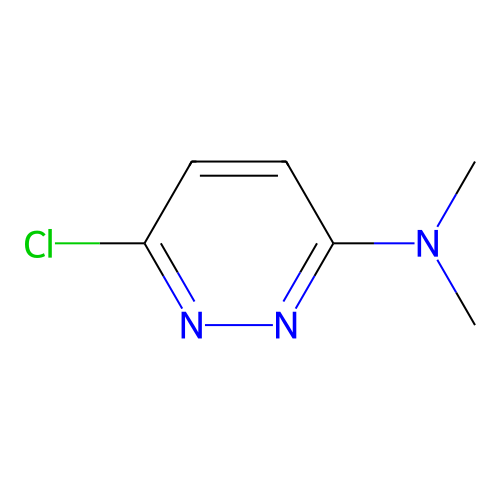 6-氯-N,N-二甲基哒嗪-3-胺 structure