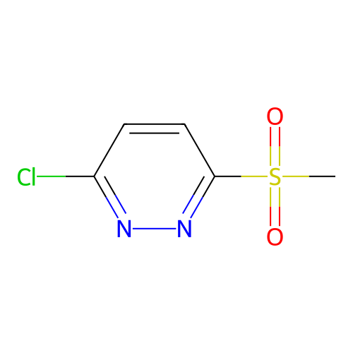 3-Chloro-6-(methylsulfonyl)pyridazine structure
