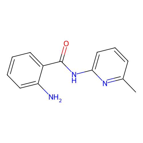 2-amino-N-(6-methylpyridin-2-yl)benzamide structure