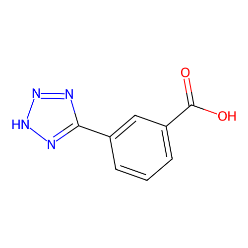 3-(1H-1,2,3,4-四唑-5-基)苯甲酸 structure
