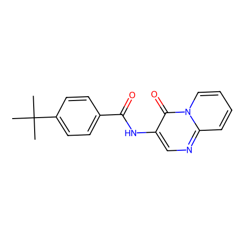 4-tert-butyl-N-(4-oxo-4H-pyrido[1,2-a]pyrimidin-3-yl)benzamide structure