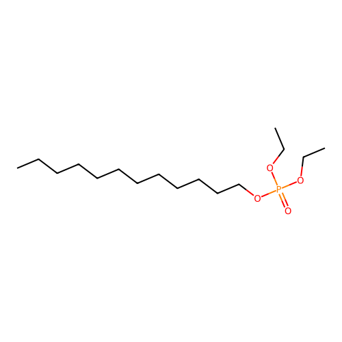 Dodecyl diethyl phosphate structure