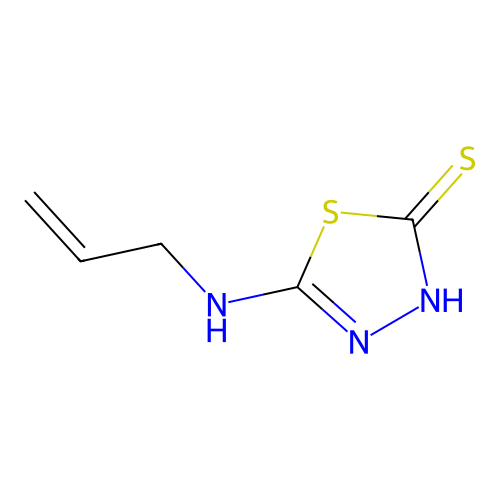 5-(Allylamino)-1,3,4-thiadiazole-2-thiol structure