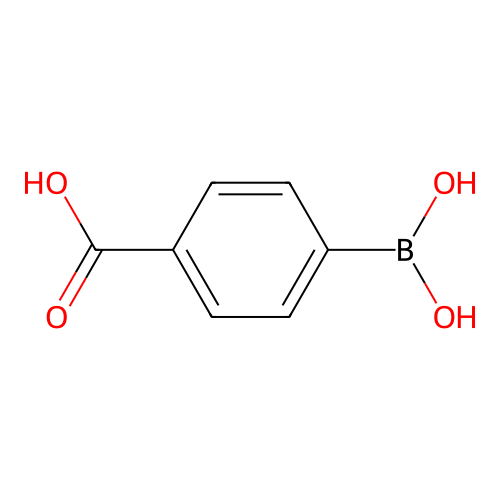 4-羧基苯硼酸 structure