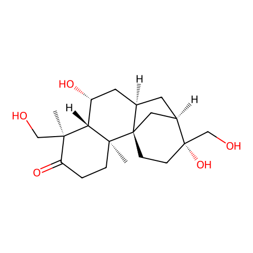 Aphidicolin, 6-beta-hydroxy-3-keto structure