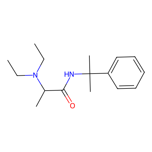 2-(Diethylamino)-N-(2-phenylpropan-2-yl)propanimidic acid structure