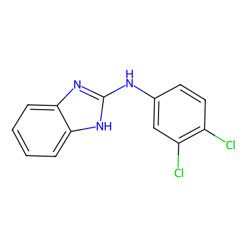 2-(3,4-Dichloroanilino)-1H-benzimidazole structure