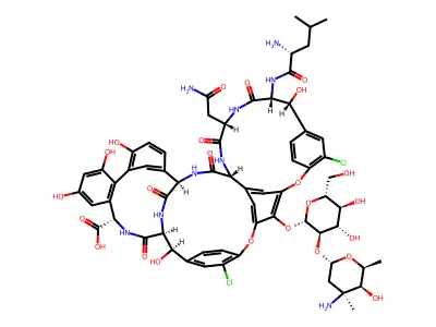 去甲万古霉素 structure