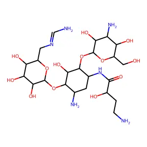 6'-N-Formimidoylamikacin structure