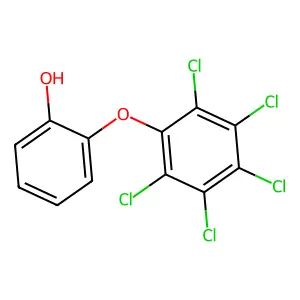 2-(Pentachlorophenoxy)phenol structure