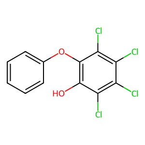 2,3,4,5-Tetrachloro-6-(phenoxy)phenol structure