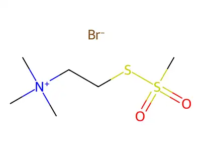 (2-(三甲铵基)乙基)甲硫代磺酸盐 structure