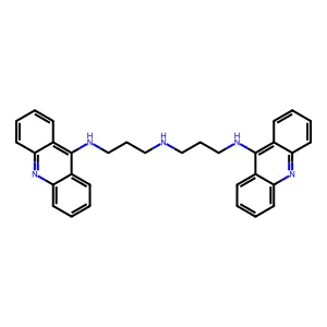 Bis-9-aminoacridine structure