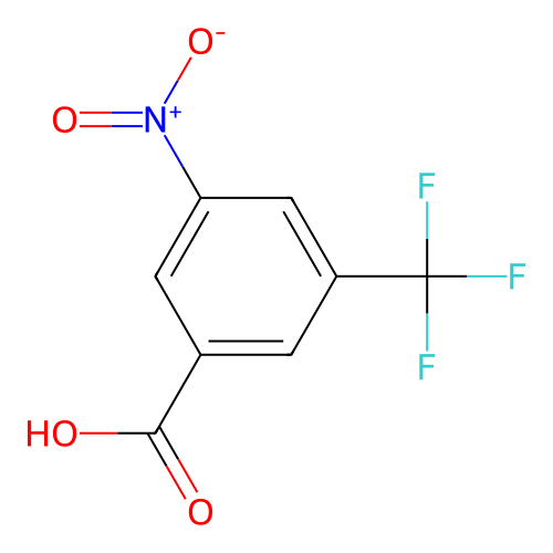 3-Nitro-5-(trifluoromethyl)benzoic acid structure