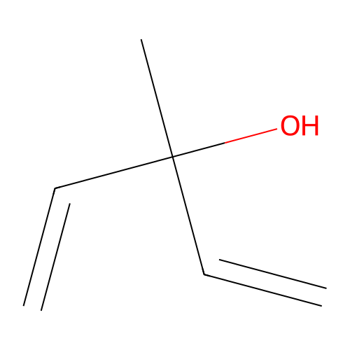 1,4-Pentadien-3-ol, 3-methyl- structure