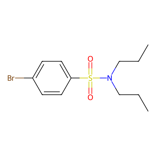4-bromo-N,N-dipropylbenzenesulfonamide structure