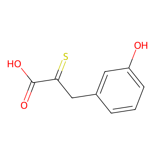 3-(3-羟苯基)-2-硫代丙酸 structure
