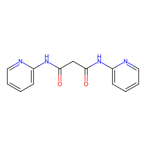 N,N'-Di-pyridin-2-yl-malonamide structure