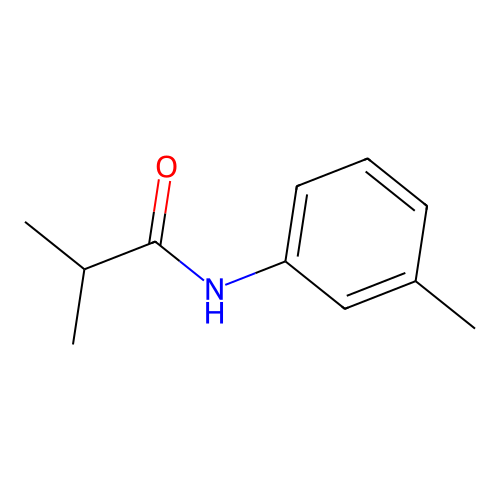 2-甲基-N-(3-甲基苯基)丙酰胺 structure