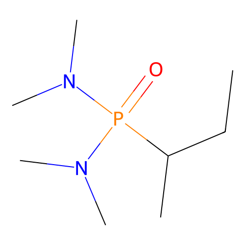 P-Butan-2-yl-N,N,N',N'-tetramethylphosphonic diamide structure