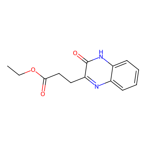 Ethyl 3-(3-hydroxyquinoxalin-2-yl)propanoate structure