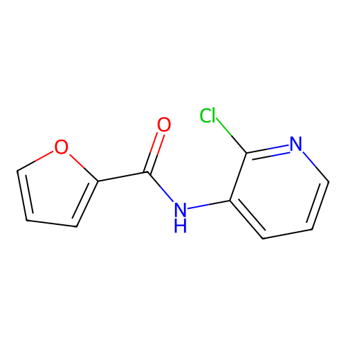 N-(2-chloropyridin-3-yl)furan-2-carboxamide structure
