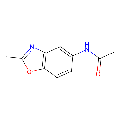 N-(2-甲基-5-苯并恶唑基)乙酰胺 structure