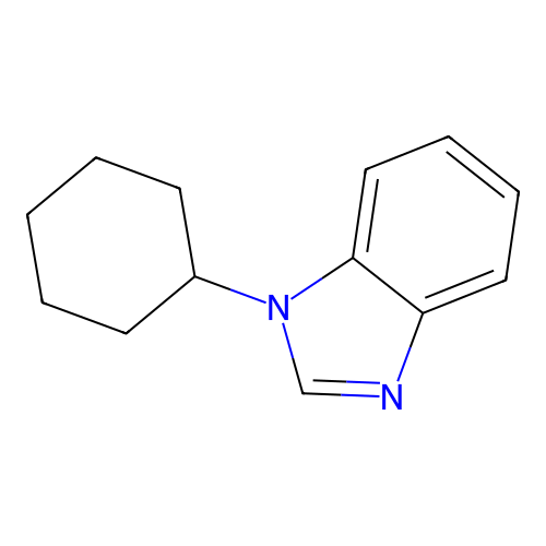 1-cyclohexyl-1H-1,3-benzodiazole structure