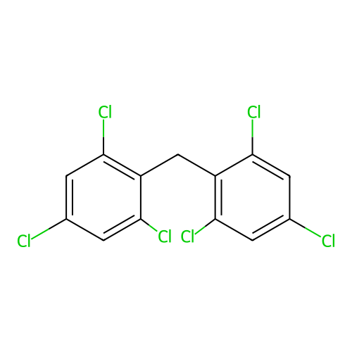 1,3,5-Trichloro-2-[(2,4,6-trichlorophenyl)methyl]benzene structure