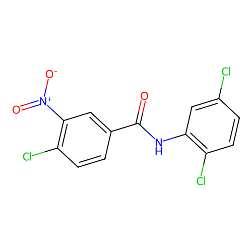 4-chloro-N-(2,5-dichlorophenyl)-3-nitrobenzamide structure