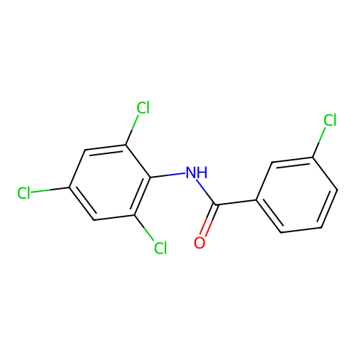 2',3,4',6'-Tetrachlorobenzanilide structure