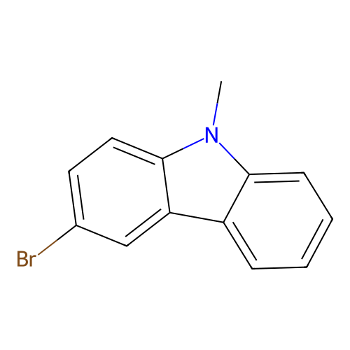 3-bromo-9-methyl-9H-carbazole structure