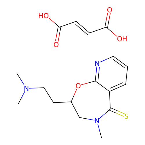 Rocastine fumarate structure