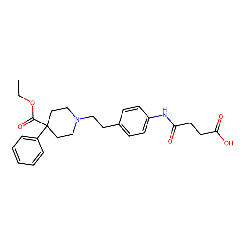 3-[[4-[2- ethyl]phenyl]carbamoyl]propanoicacid structure